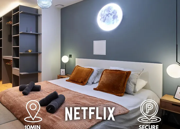 Le Luxury Loft - Parlement Europeen L Parking L Netflix - Spacieux & Unique